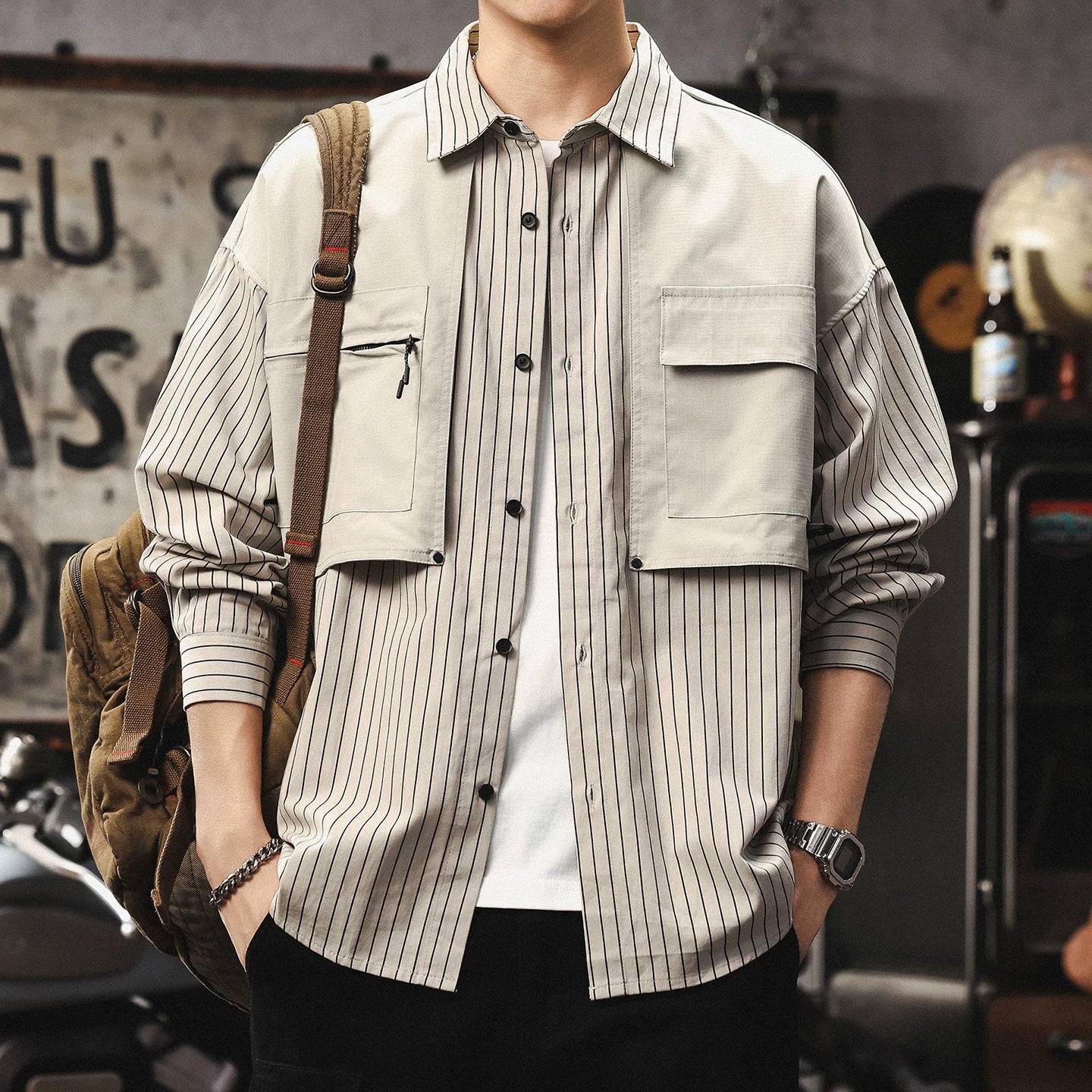 Gun Flag Retro Shirt V0969