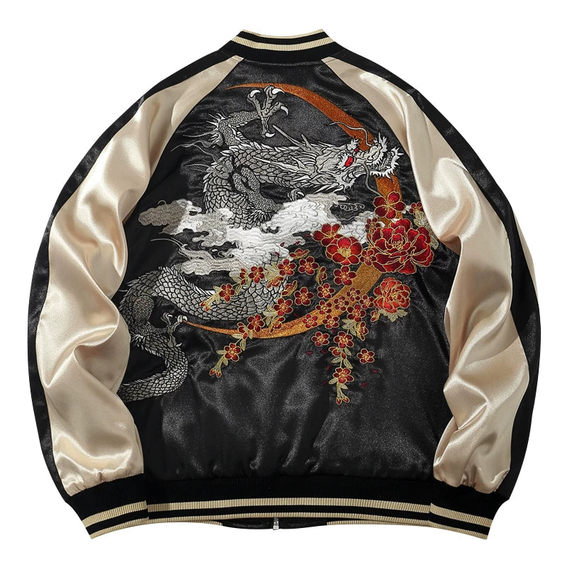 Dragon Embroidery Souvenir Jacket V0885
