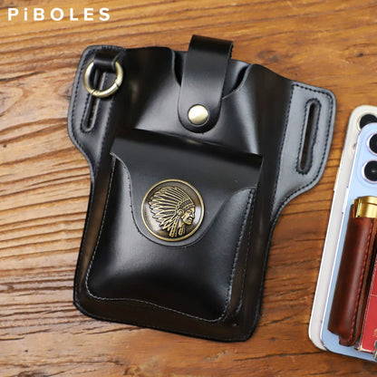 Vintage Leather Belt Bag V0810