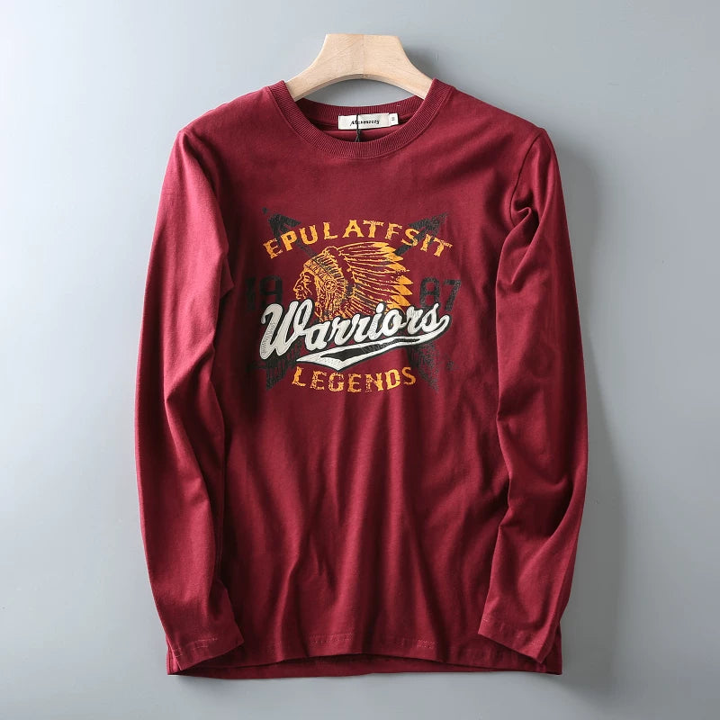 Casual Printed Long Sleeve T-Shirt V0932