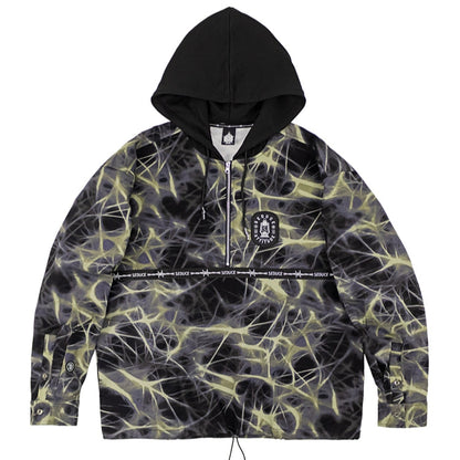 Vintage Hooded Pullover Jacket V0808