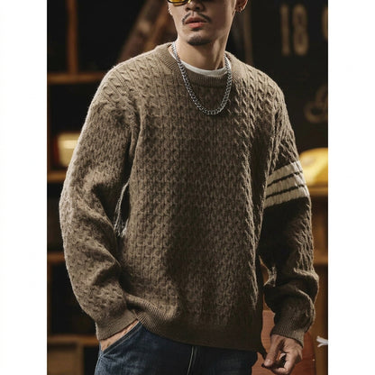 Heritage Cable-Knit Heavyweight Sweater V1072