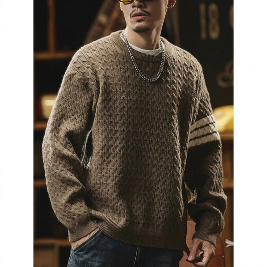 Heritage Cable-Knit Heavyweight Sweater V1072