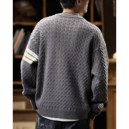 Heritage Cable-Knit Heavyweight Sweater V1072