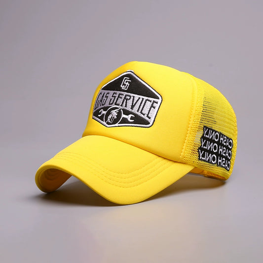 American retro logo mesh cap V0586