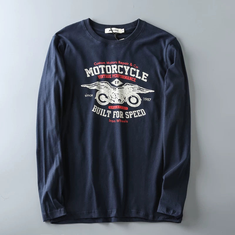 Casual Printed Long Sleeve T-Shirt V0932