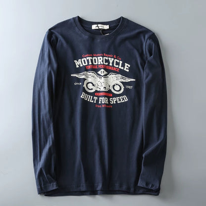 Casual Printed Long Sleeve T-Shirt V0932