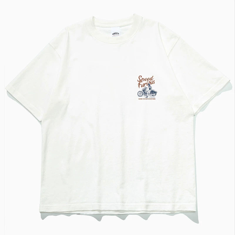 Heavyweight Biker T-Shirt V0945