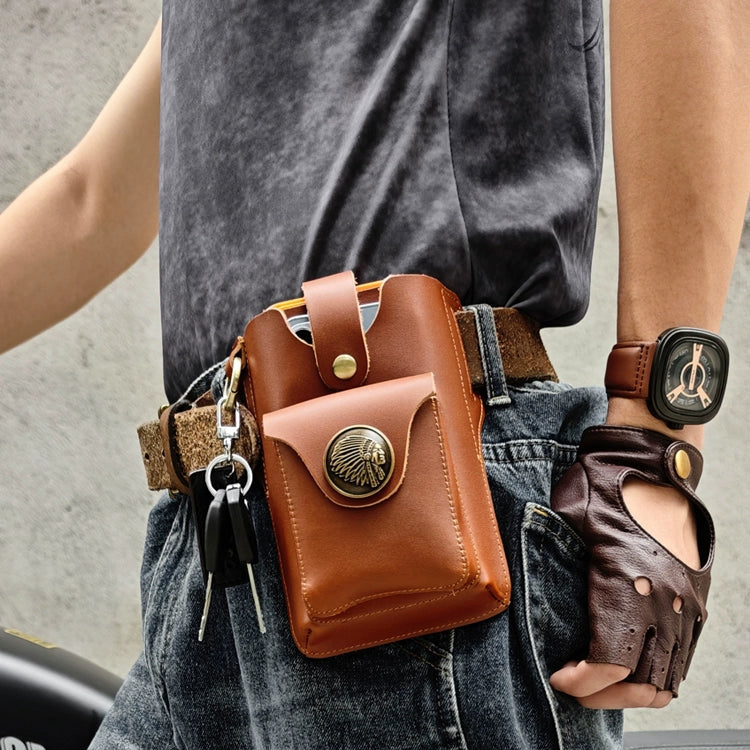 Vintage Leather Belt Bag V0810
