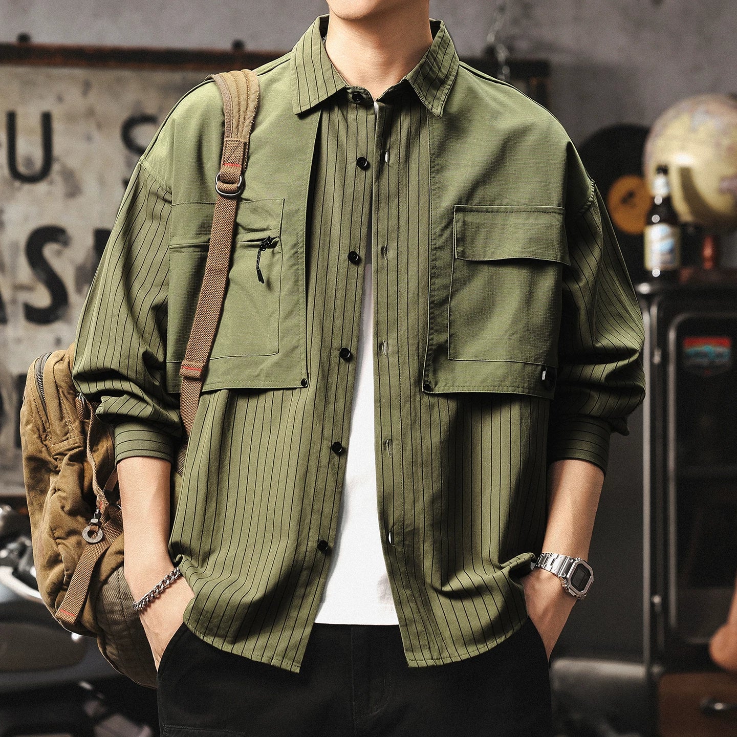 Gun Flag Retro Shirt V0969