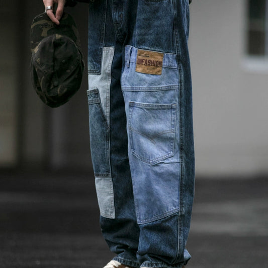 Vintage Patchwork Jeans V0768
