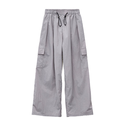 Sunset Orange Paratrooper Pants V0773