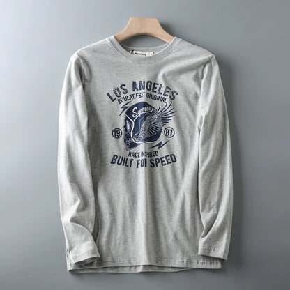 Casual Printed Long Sleeve T-Shirt V0932