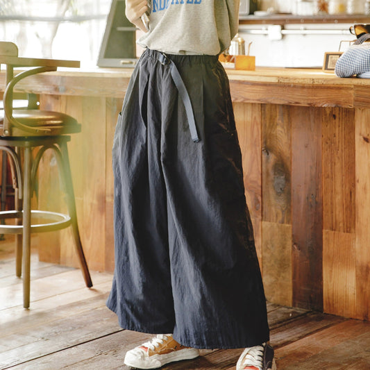Casual Wide-Leg Work Pants V0648