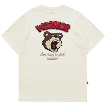 Retro Cartoon Embroidered Tee V0598