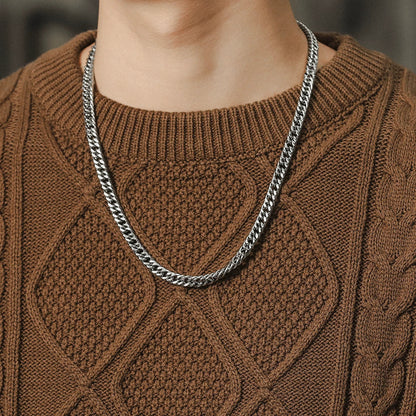 American Chunky Cable-Knit Sweater V1067