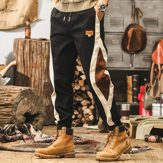American Retro Jacquard Pants V0712
