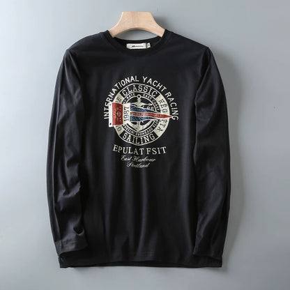 Casual Printed Long Sleeve T-Shirt V0932