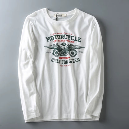 Casual Printed Long Sleeve T-Shirt V0932