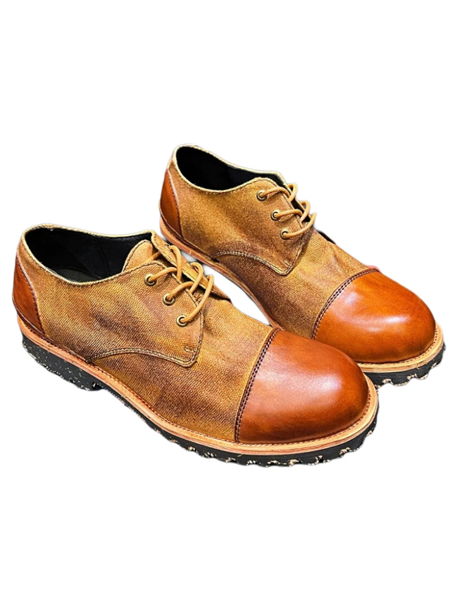 Retro British Leather Shoes V0907