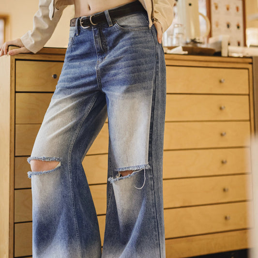 Spring Breeze Wide-Leg Jeans
