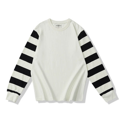 Retro Stripe Long Sleeve Tee V0779