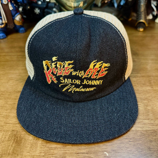 Ride With Fire Trucker Cap V1039