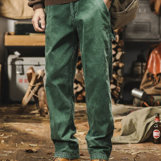 Vintage Workwear Straight Pants V0706