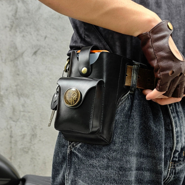 Vintage Leather Belt Bag V0810