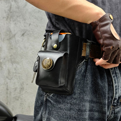 Vintage Leather Belt Bag V0810