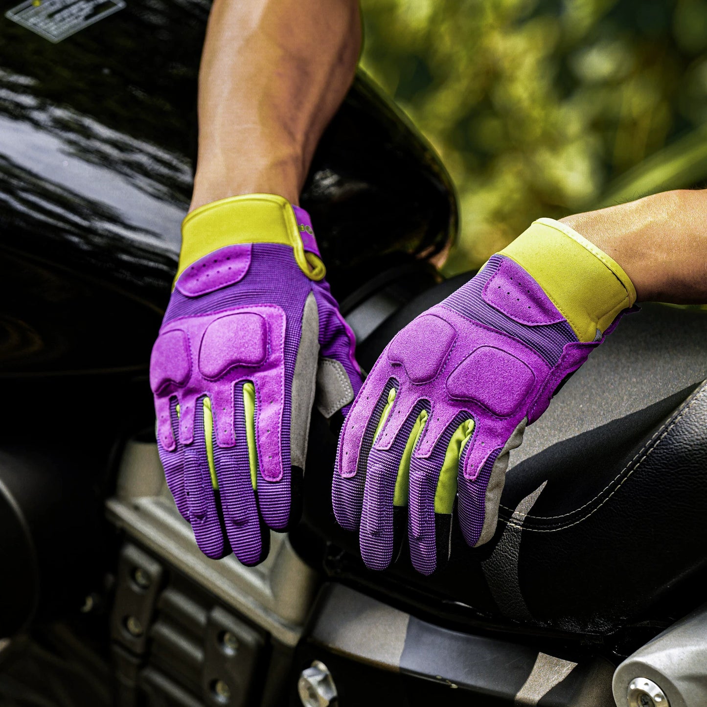 Retro Summer Motorcycle Gloves V0978