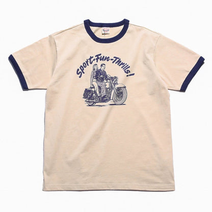 American Vintage  Biker Tee V0675