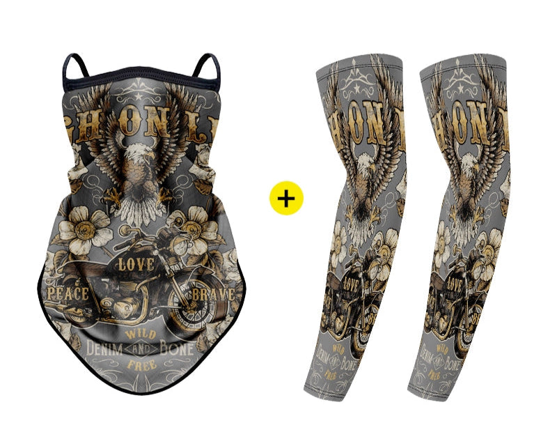 UV Protection Touring Scarf＆ Arm Covers V0765