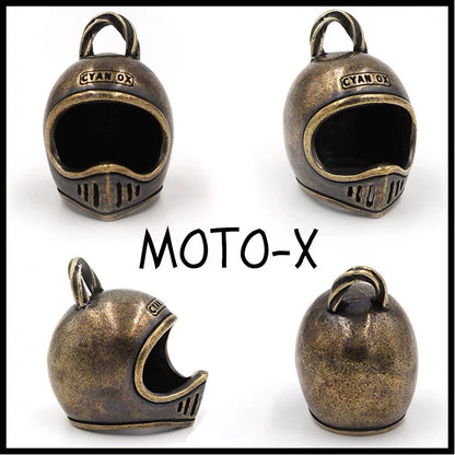 Vintage Copper Moto3 Helmet Keychain V0819