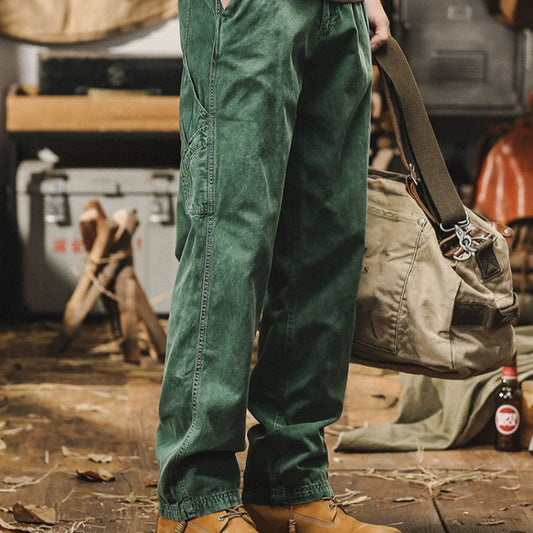 Vintage Workwear Straight Pants V0706