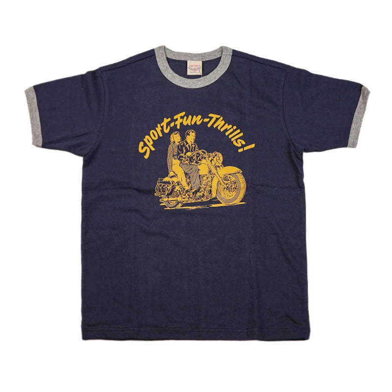American Vintage  Biker Tee V0675