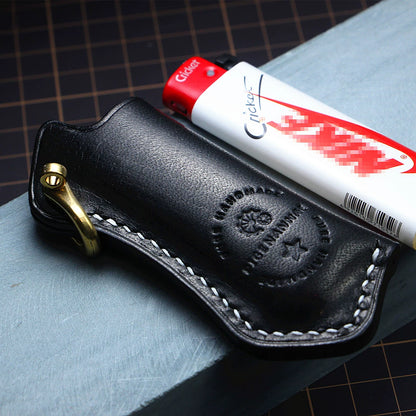 Retro Leather Lighter Case V0788