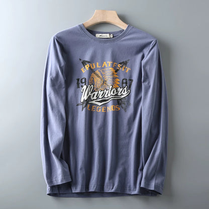 Casual Printed Long Sleeve T-Shirt V0932