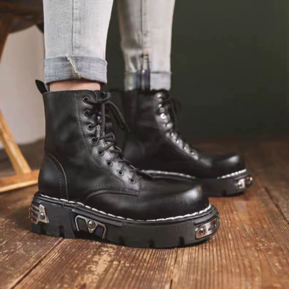 Boho Biker Ankle Boots V0830