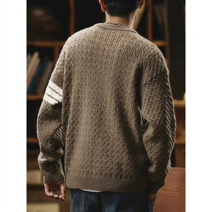 Heritage Cable-Knit Heavyweight Sweater V1072