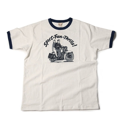 American Vintage  Biker Tee V0675