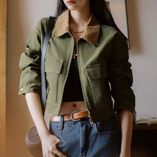 Retro Canvas Hunting Jacket V0654