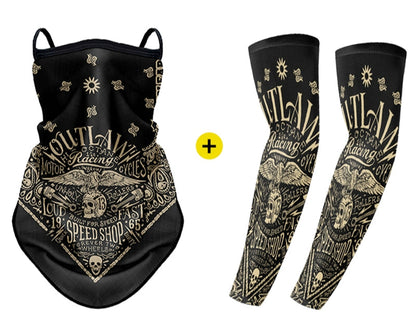 UV Protection Touring Scarf＆ Arm Covers V0765