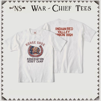 Heavyweight Vintage Indian Print Tee V0674