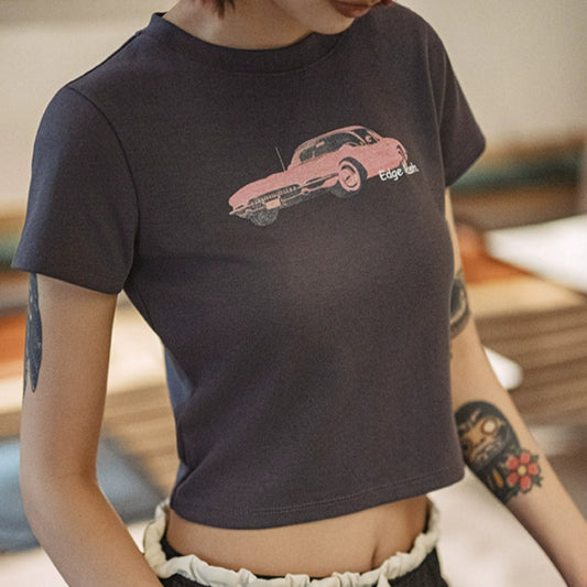 Retro Spice Girls Racing Tee V0630