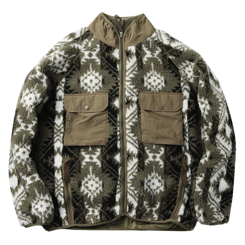 Retro Ethnic Workwear Jacket V0831