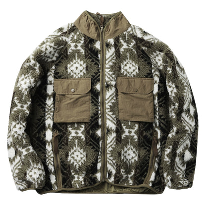 Retro Ethnic Workwear Jacket V0831