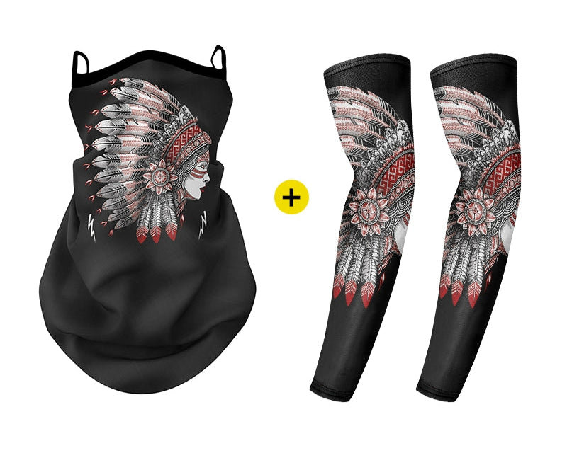 UV Protection Touring Scarf＆ Arm Covers V0765