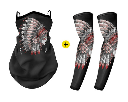 UV Protection Touring Scarf＆ Arm Covers V0765