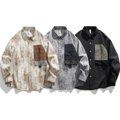 Retro Big Pocket Shirt V0548